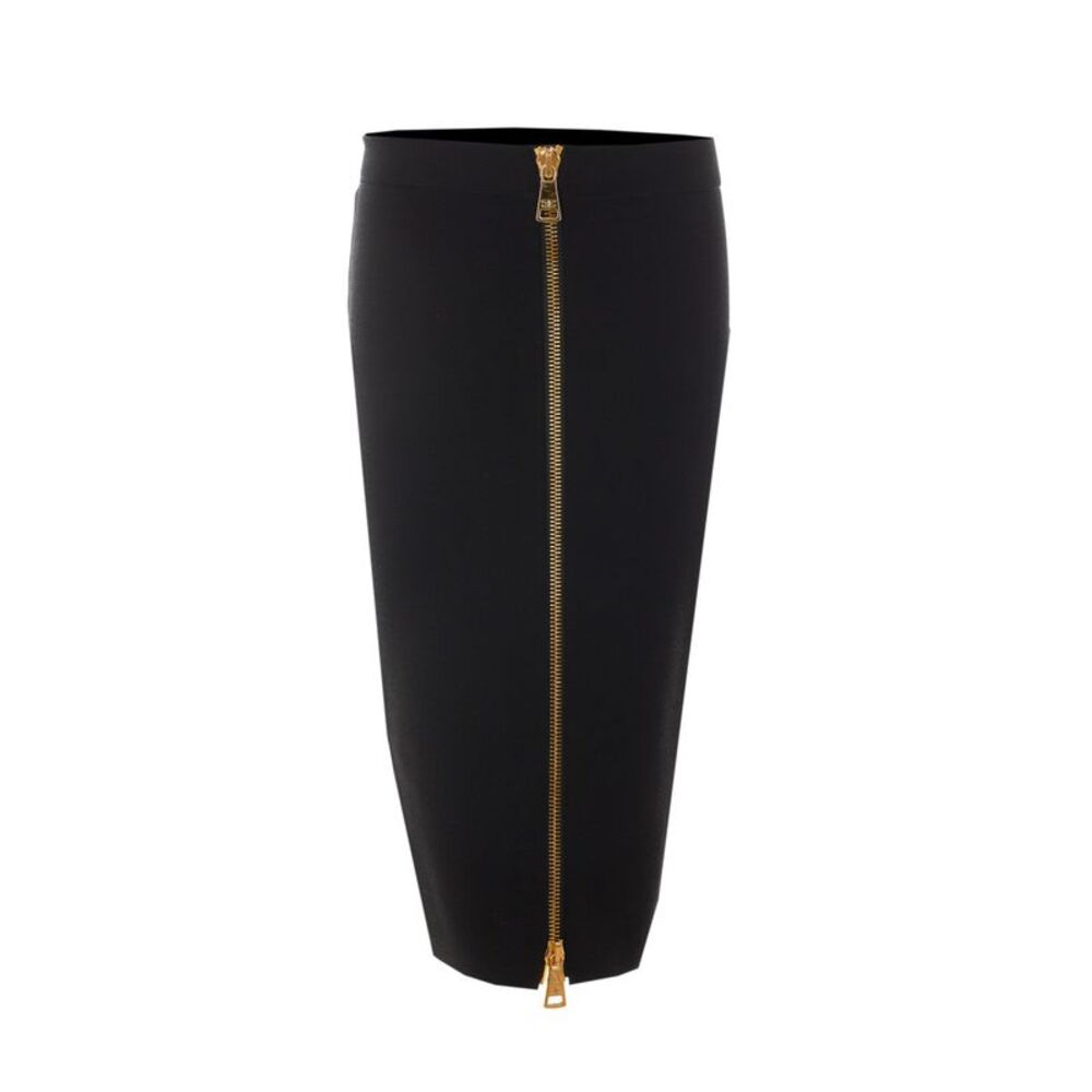 Elisabetta Franchi Women Midi Knit Skirt With Zip